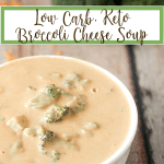 low carb, keto broccoli cheese soup